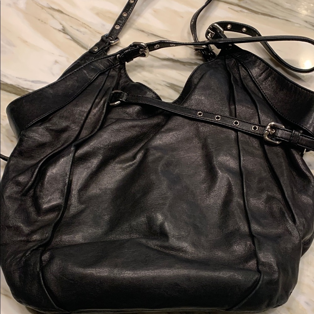 Elegant Black Leather Women's Bag